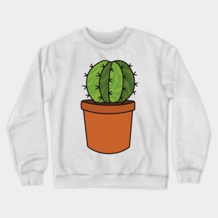 Potted Cactus Plant Crewneck Sweatshirt